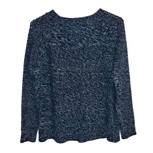 St. John's Bay Women’s Small Black Gray Sweater Pull over - Picture 2 of 5